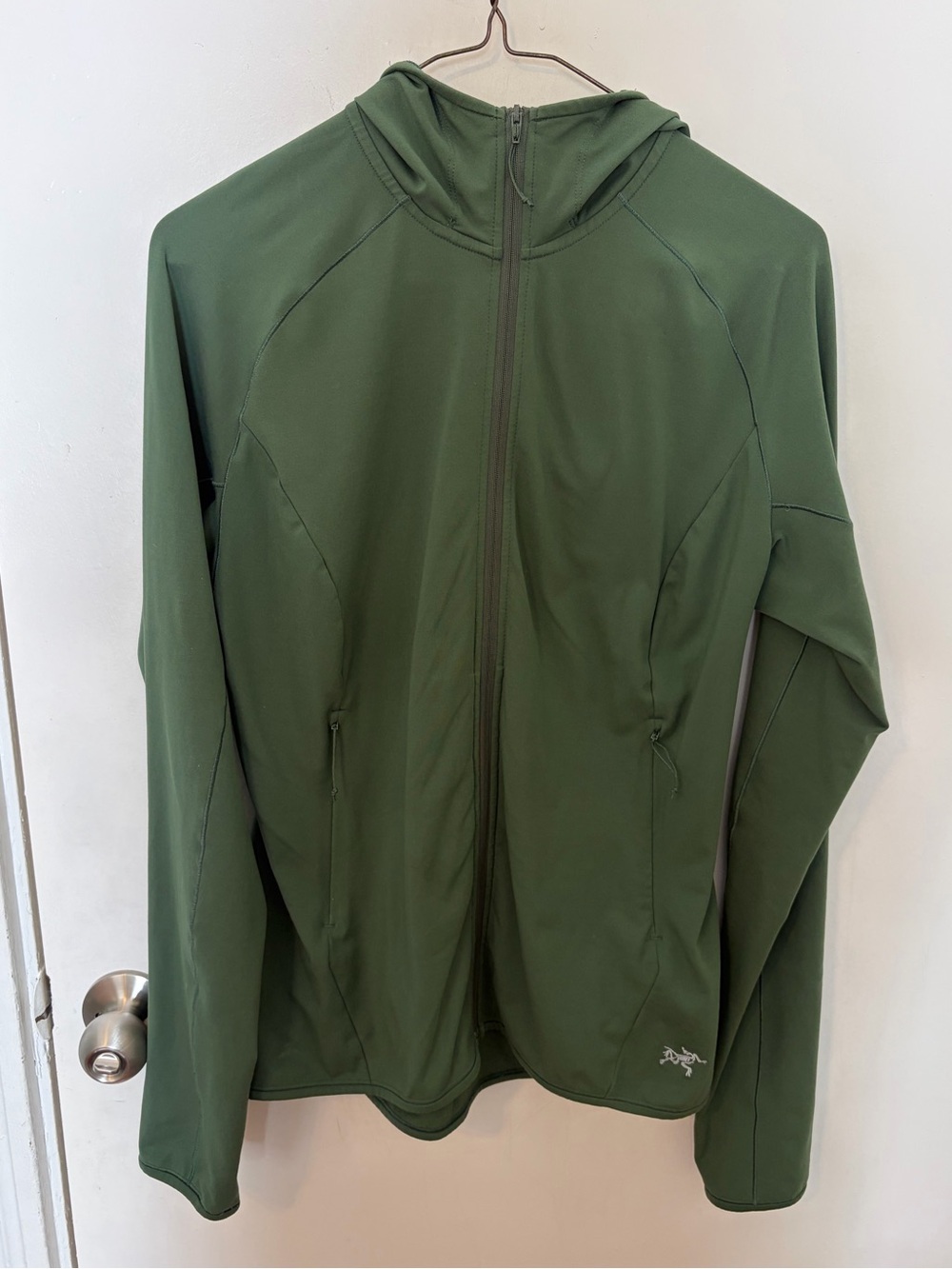 Arc'Teryx Adahy Hoody Green Women's Size Medium Full Zip Lightweight Fleece